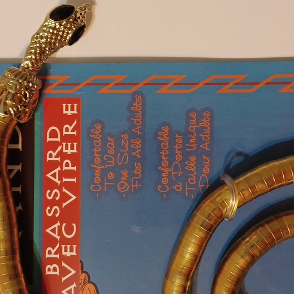Rubie's Costume Co. Asp Snake Armband - Gold Tone Great for Halloween!!!! - Picture 3 of 4